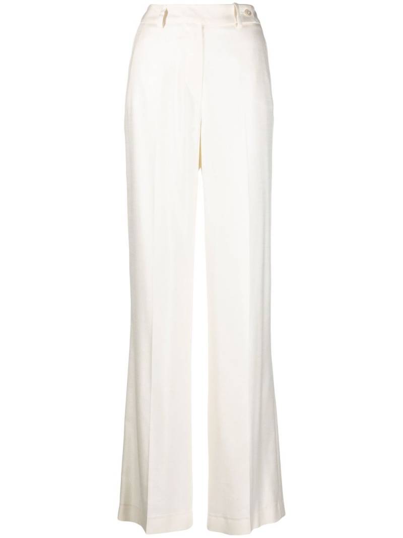 Kiton high-waisted wide-leg trousers - White von Kiton