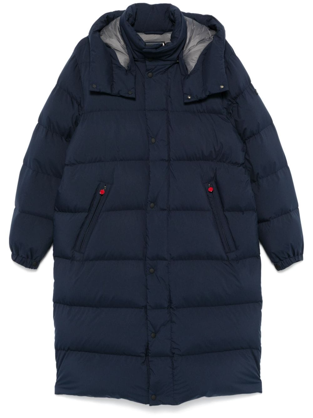 Kiton hooded puffer coat - Blue von Kiton