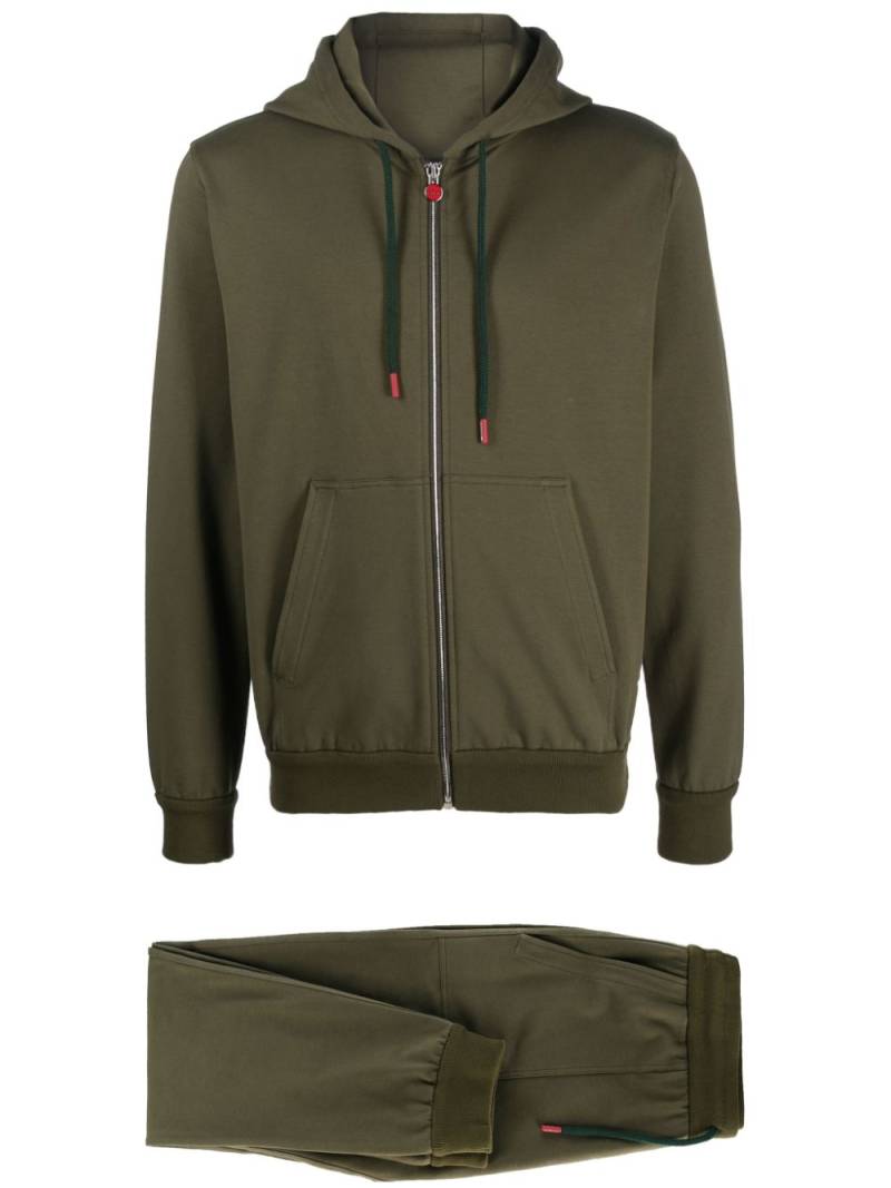 Kiton hooded tracksuit set - Green von Kiton