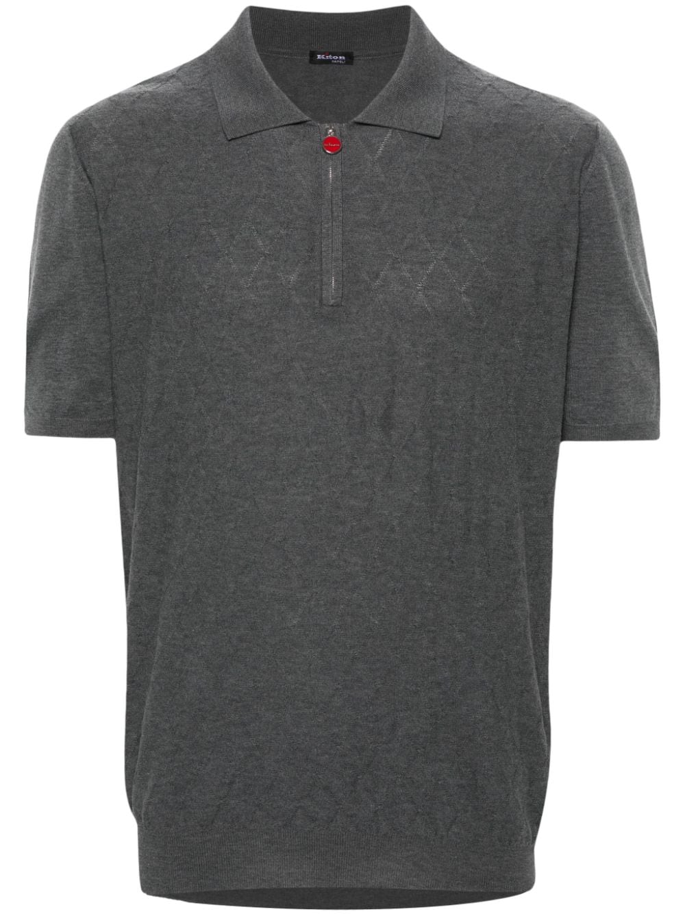 Kiton knitted polo shirt - Grey von Kiton