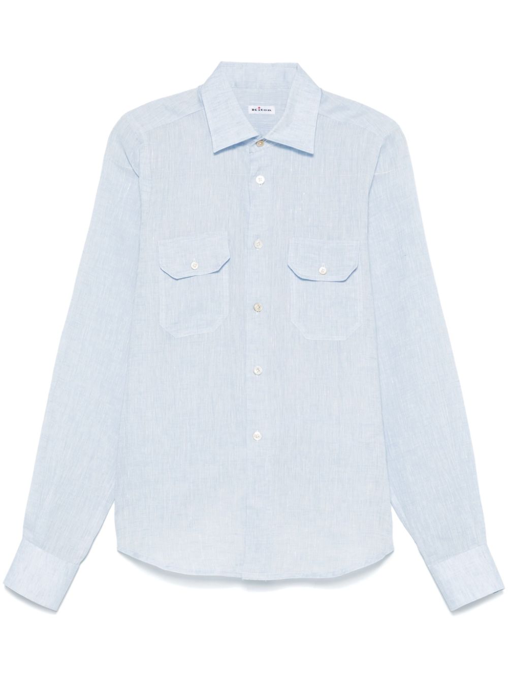 Kiton linen shirt - Blue von Kiton