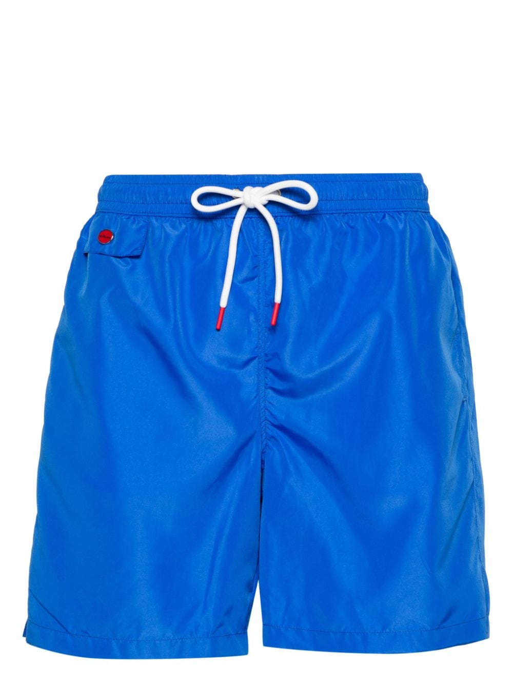 Kiton logo-embroidered swim shorts - Blue von Kiton