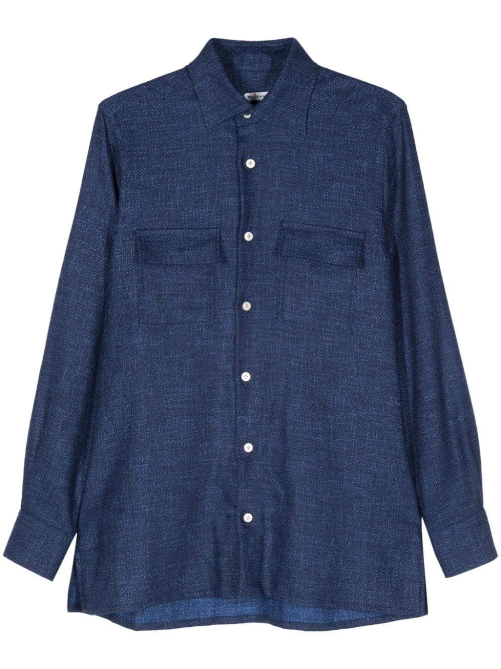 Kiton long-sleeve shirt - Blue von Kiton