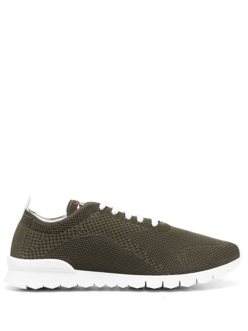 Kiton low-top mesh sneakers - Green von Kiton