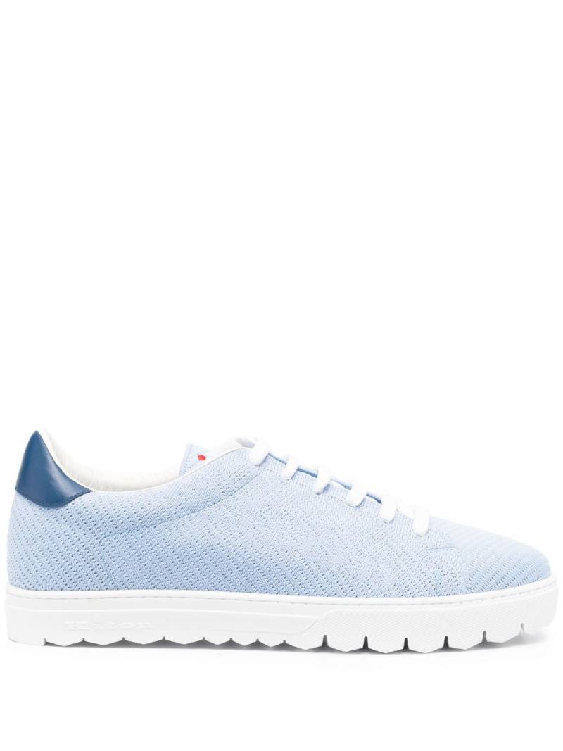 Kiton low-top perforated sneakers - Blue von Kiton