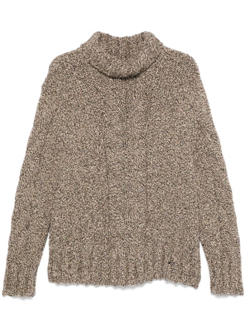 Kiton marl-knit sweater - Brown von Kiton