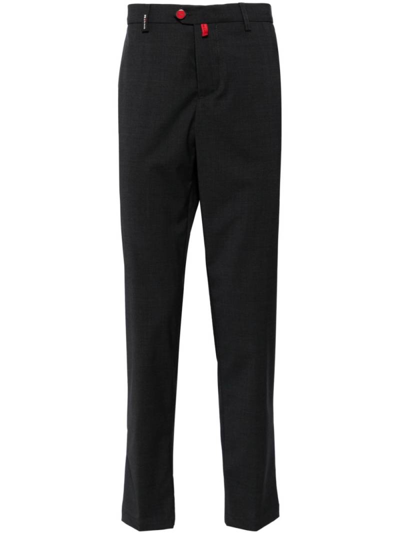 Kiton mid-rise straight-leg trousers - Grey von Kiton