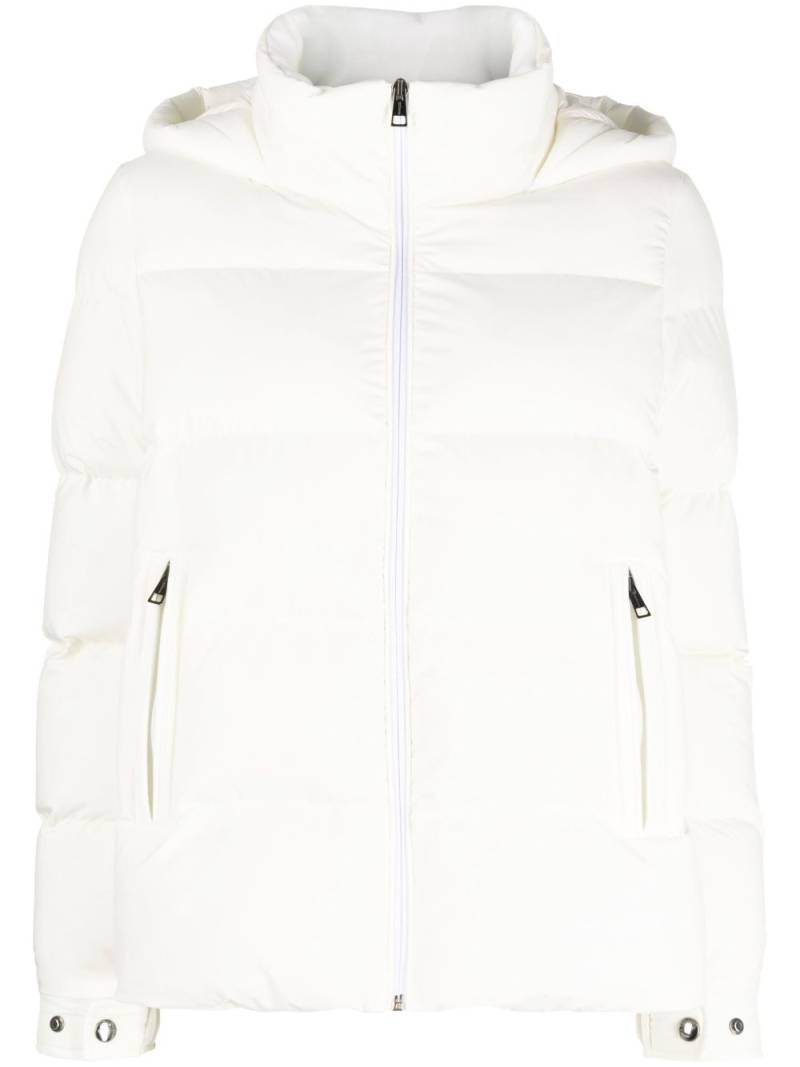 Kiton quilted hooded jacket - White von Kiton