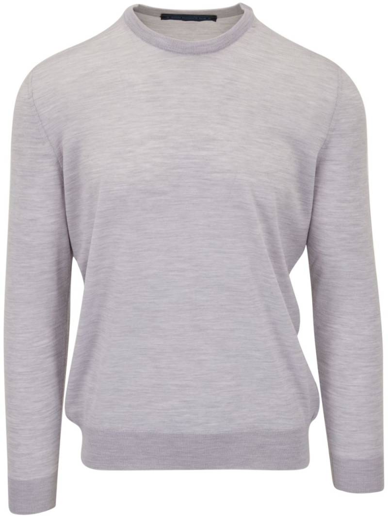 Kiton round-neck wool jumper - Grey von Kiton