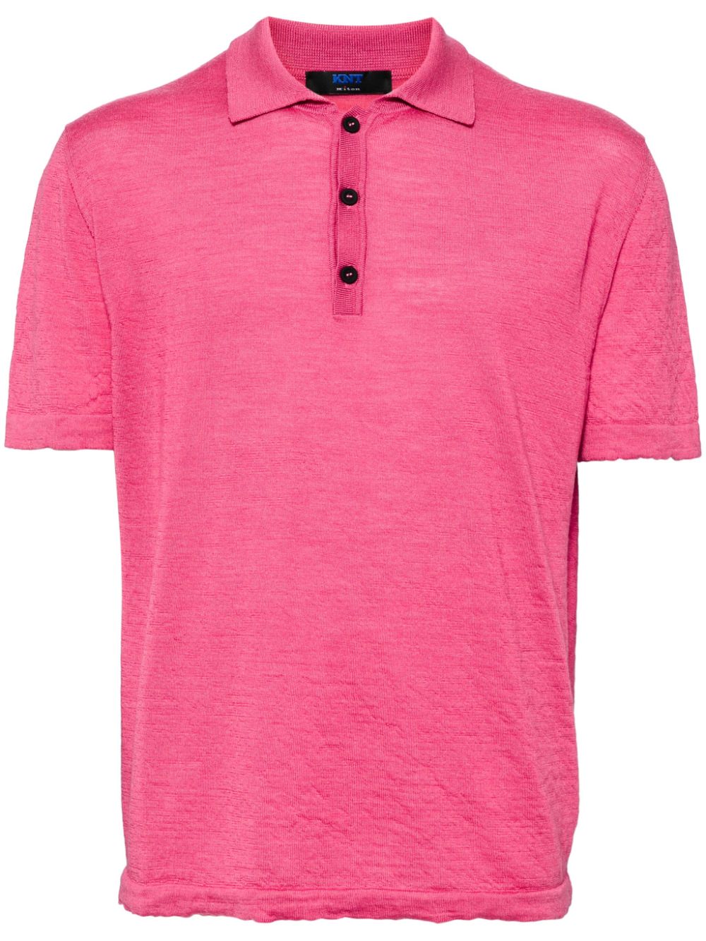 Kiton short-sleeve polo shirt - Pink von Kiton