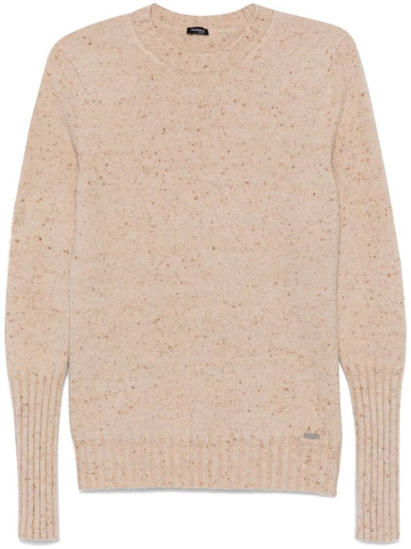 Kiton speckle-knit jumper - Neutrals von Kiton