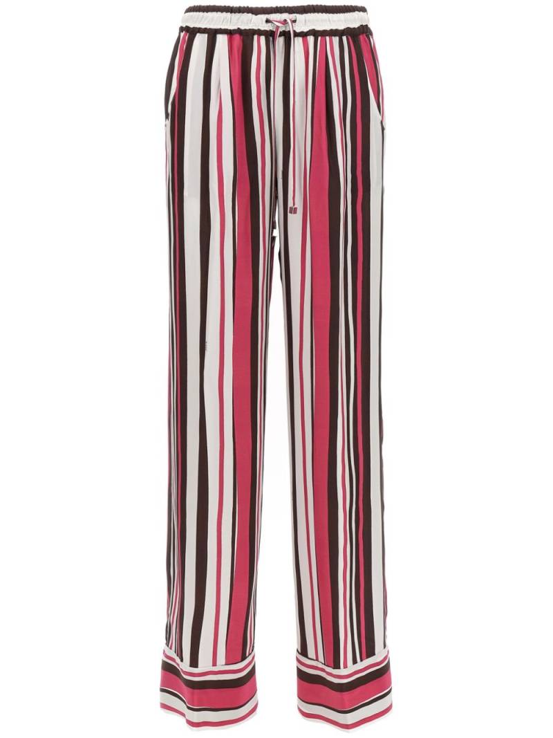 Kiton striped trousers - Pink von Kiton