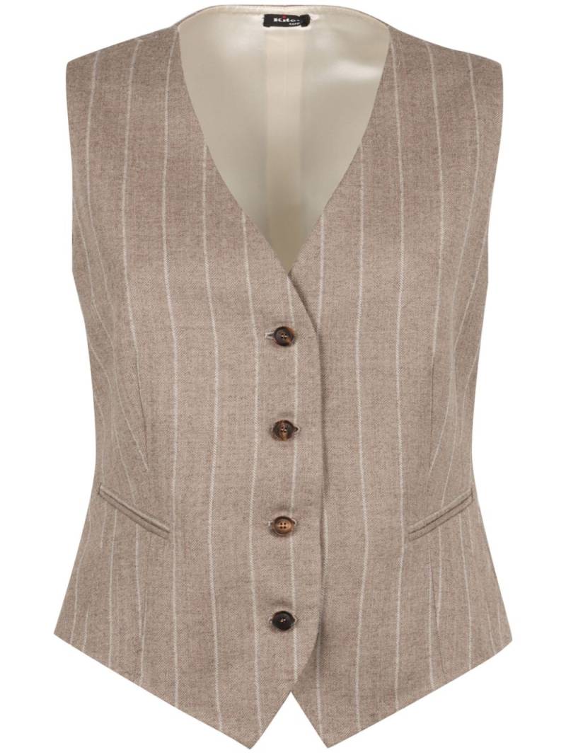 Kiton wool vest - Neutrals von Kiton