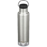 KLEAN KANTEEN Edelstahl Isolierflasche Classic 592ml Loop Cap silber von Klean Kanteen