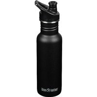 KLEAN KANTEEN Edelstahl Trinkflasche Classic 532ml Sport Cap Black schwarz von Klean Kanteen