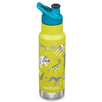 KLEAN KANTEEN Kinder Trinkflasche Classic Slim 12 oz (355 ml) mit Sport Cap gelb von Klean Kanteen