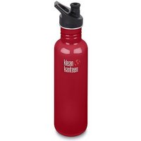 KLEAN KANTEEN Trinkflasche Classic einwandig Millenial Blush 27 oz (800 ml) mit Sport Cap rot von Klean Kanteen