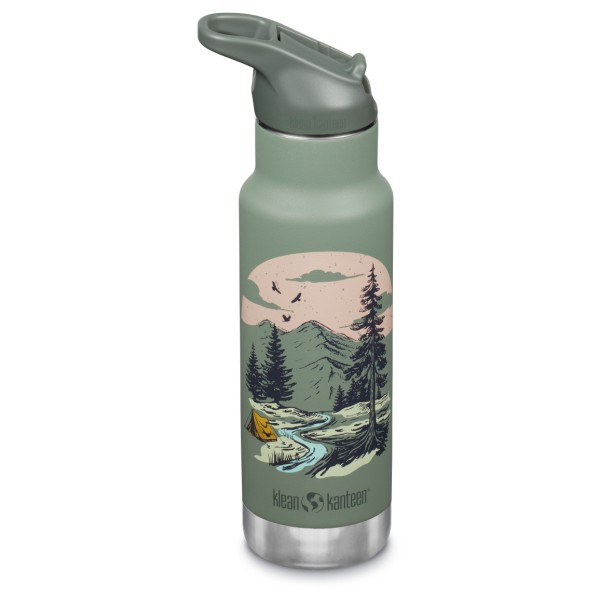 Klean Kanteen - Kid's Classic Narrow VI Flip Sport - Isolierflasche Gr 355 ml mountain scape von Klean Kanteen