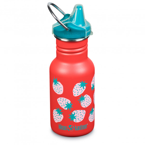 Klean Kanteen - Kid's Classic Narrow with Sippy Cap - Trinkflasche Gr 355 ml rot von Klean Kanteen