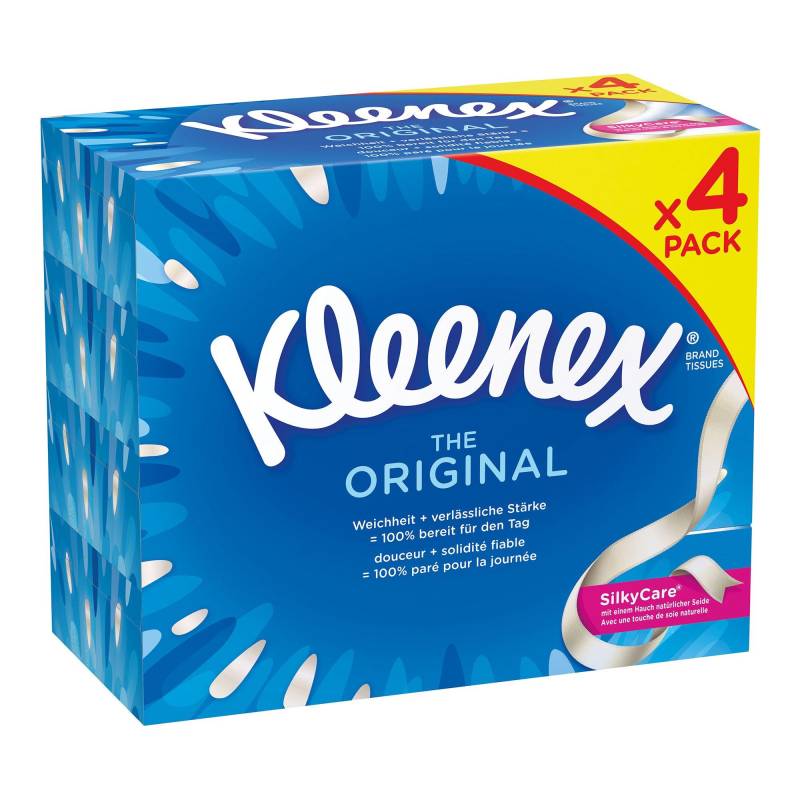 Kosmetiktücher Original Quattro-box Damen  4X72STK von Kleenex