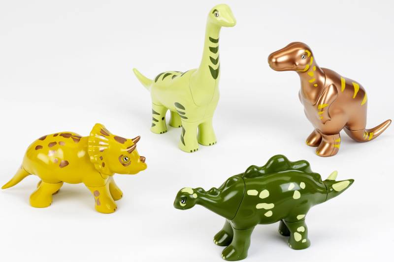 Klein Steckpuzzle »Early Steps Magnetpuzzle 4 Dinos«, (4 tlg.) von Klein