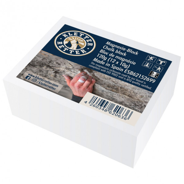 KletterRetter - Chalk Block - Chalk Gr 120 g - 12 x 10 g von KletterRetter