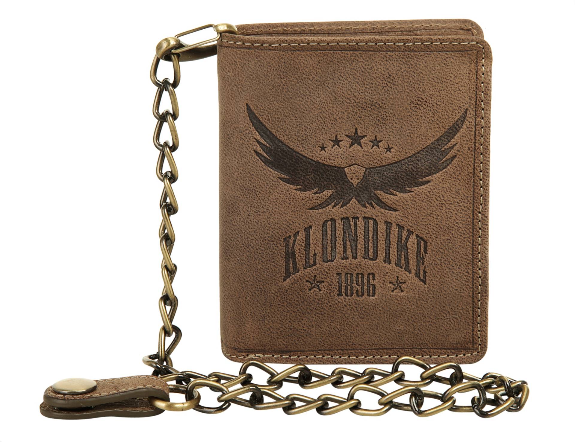 Klondike 1896 Geldbörse, echt Leder von Klondike 1896