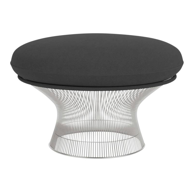 Platner Ottoman, Polster Farbe 605t (tonus), Gestell mit 18k gold überzogen von Knoll International