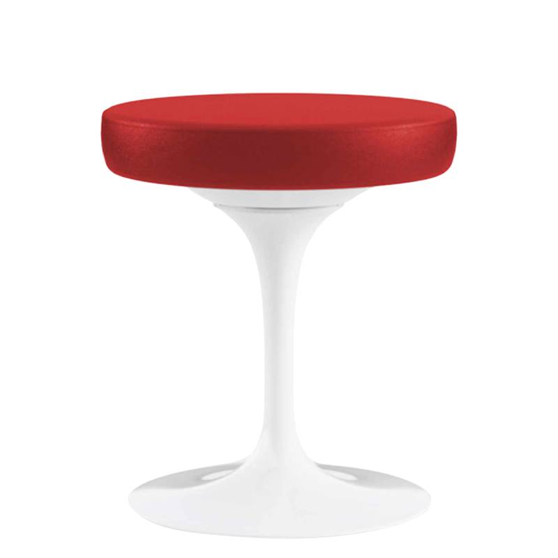 Tulip Saarinen Hocker, Farbe schwarz, Polster Farbe 464t (tonus) von Knoll International