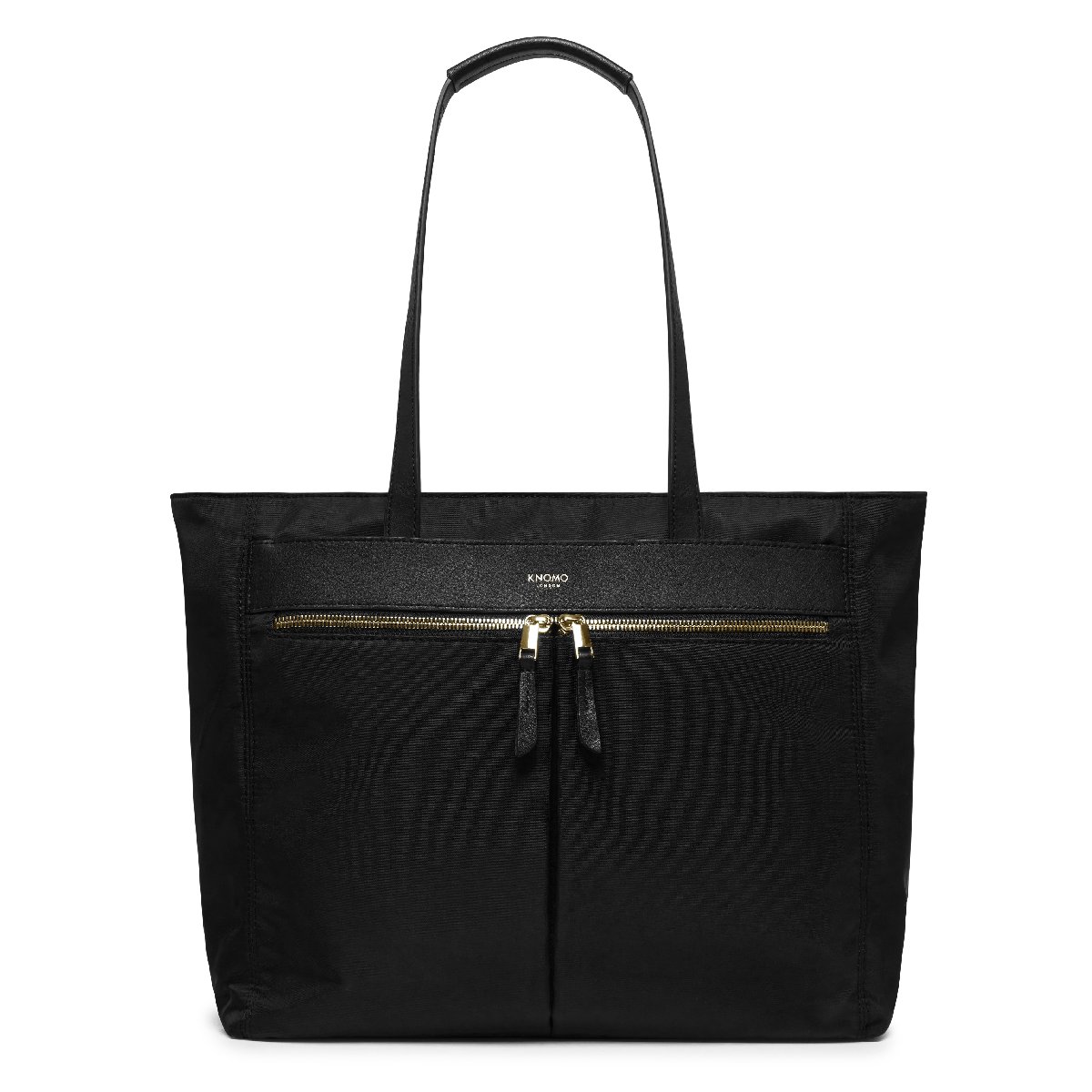 Mayfair Grosvenor Place Tote Bag M 14" in Schwarz/Gold von Knomo