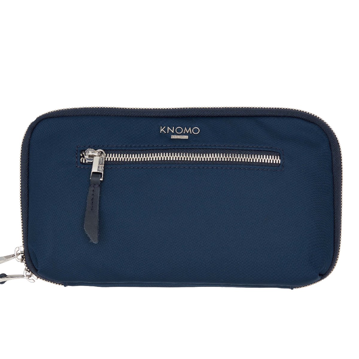 Mayfair Travel Wallet in Blau/Silber von Knomo