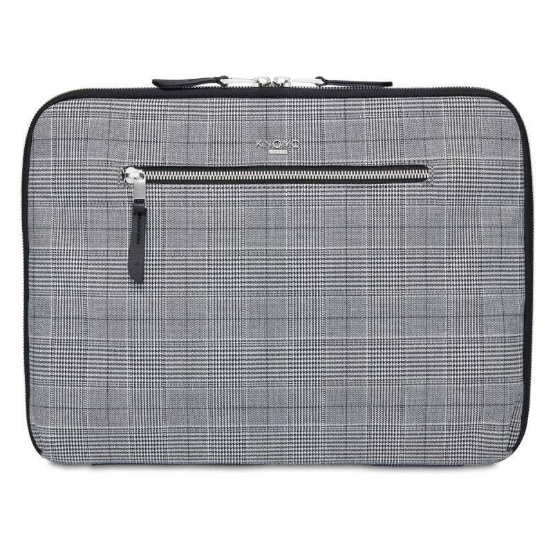 Mayfair Work Organizer13" grey check von Knomo