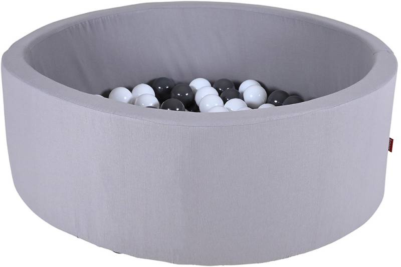 Knorrtoys® Bällebad »Soft, Grey«, mit 100 Bällen Grey/white; Made in Europe von Knorrtoys®