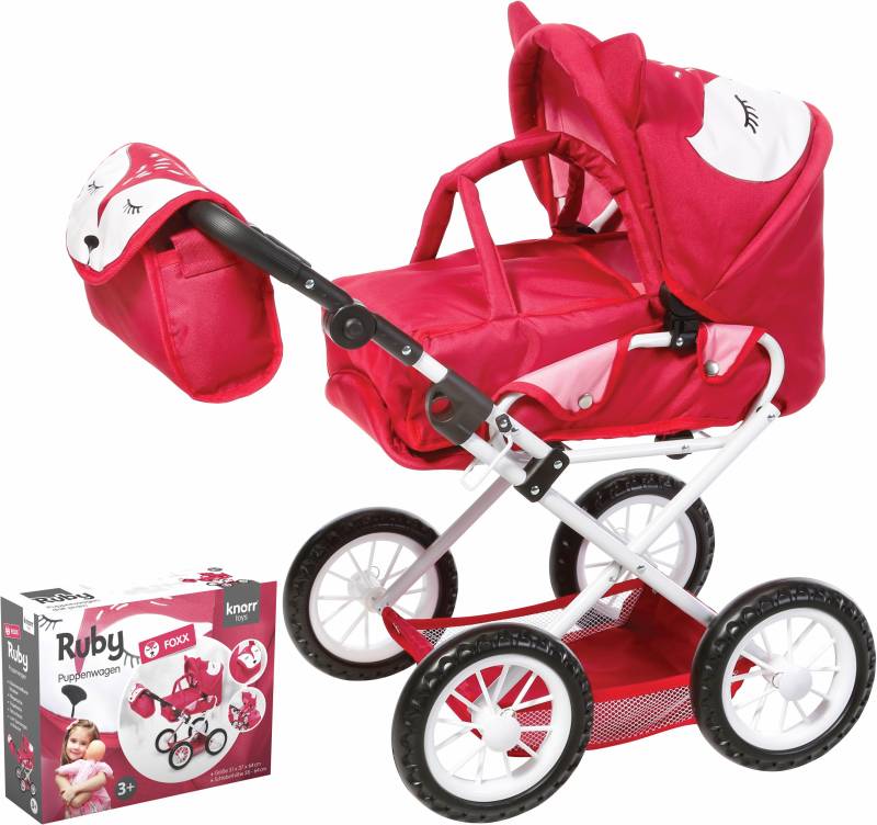 Knorrtoys® Kombi-Puppenwagen »Ruby - Foxx«, mit Wickeltasche von Knorrtoys®