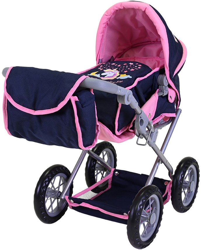 Knorrtoys® Kombi-Puppenwagen »Ruby - Magic Unicorn«, mit Wickeltasche von Knorrtoys®