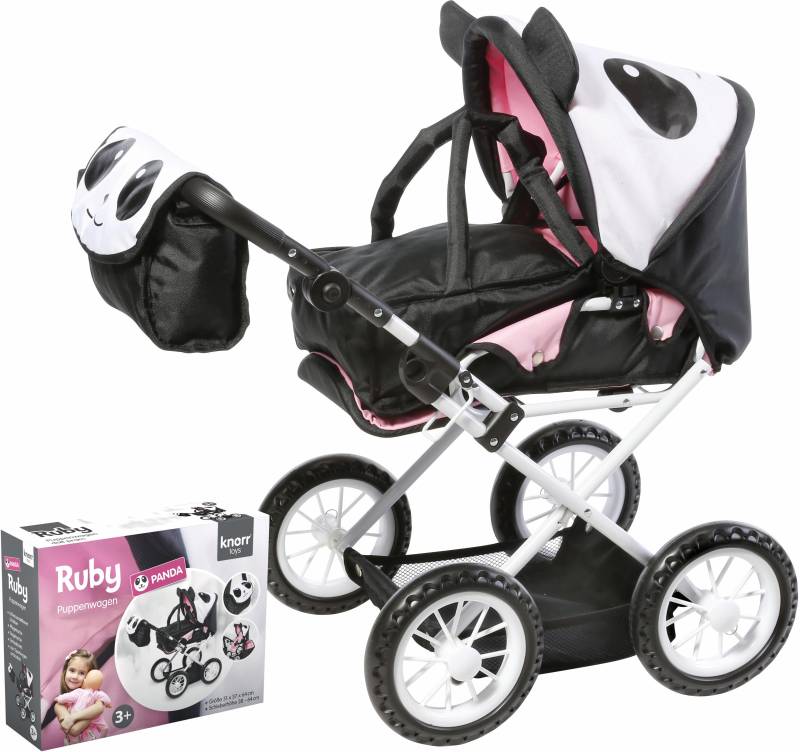 Knorrtoys® Kombi-Puppenwagen »Ruby - Panda«, mit Wickeltasche von Knorrtoys®