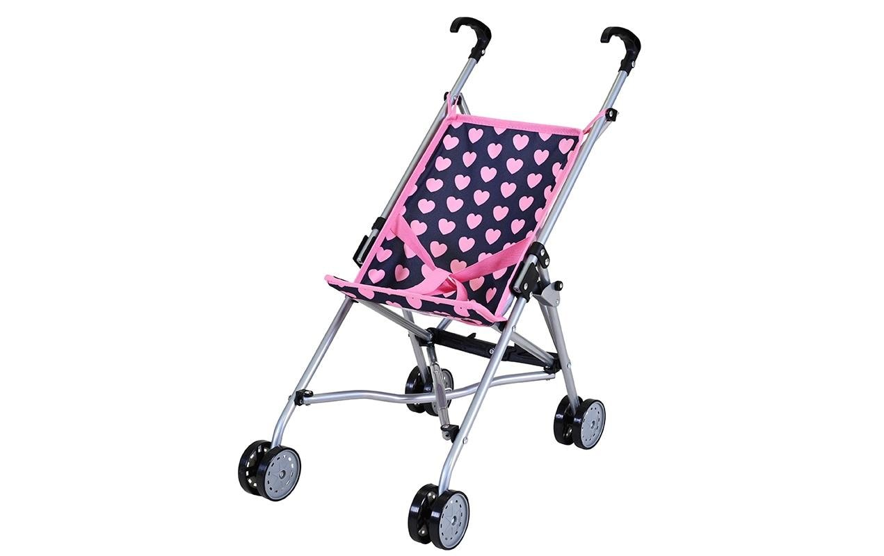 Knorrtoys® Puppenbuggy »Puppenbuggy Sim Pink Hearts« von Knorrtoys®