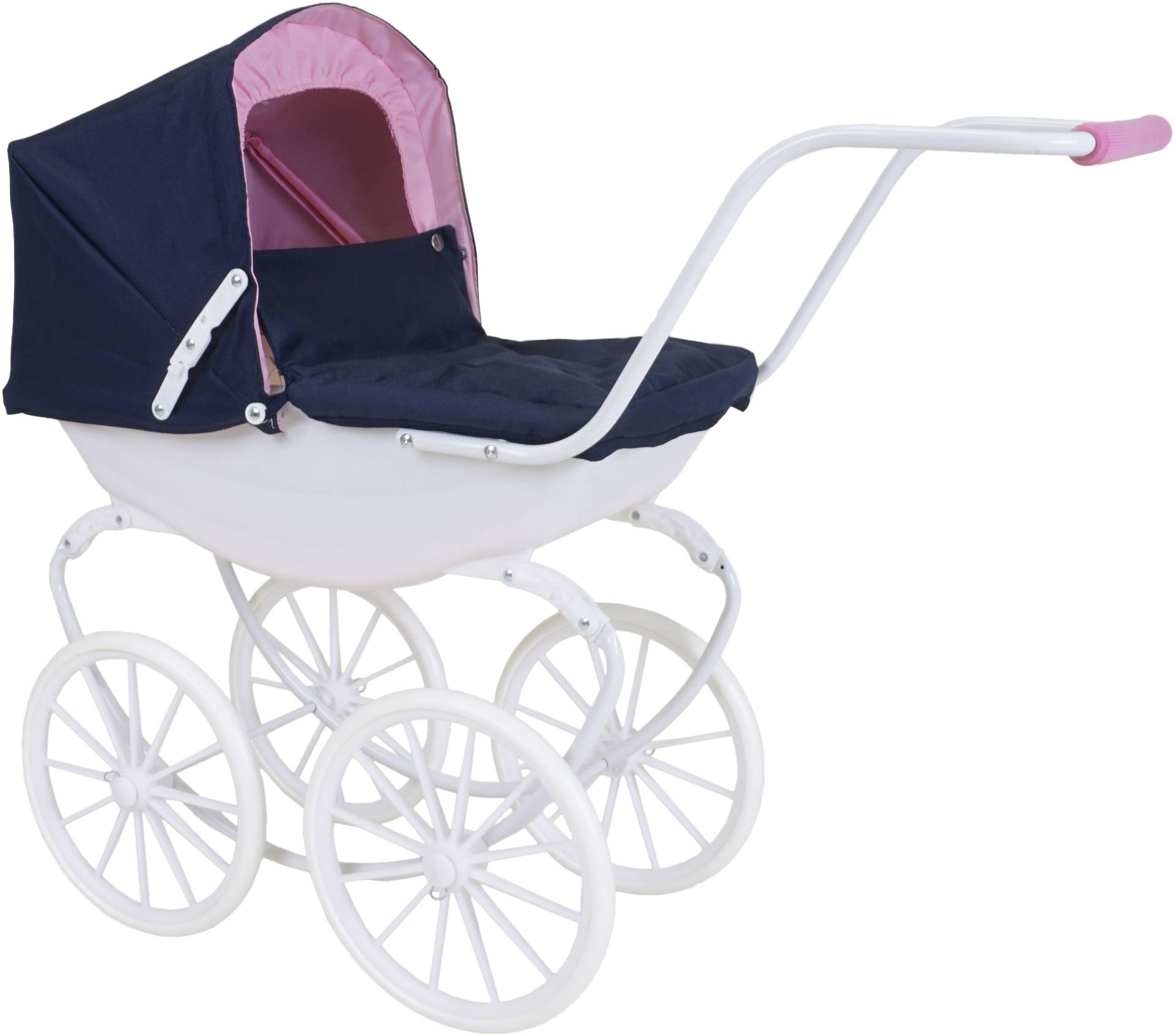 Knorrtoys® Puppenwagen »Classic - Princess Navy Blue Rose« von Knorrtoys®