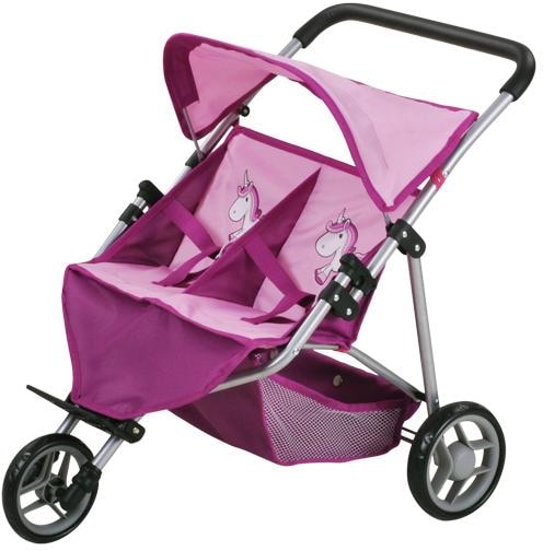 Knorrtoys® Puppen-Zwillingsbuggy »Duo - UMA. Das Einhorn« von Knorrtoys®