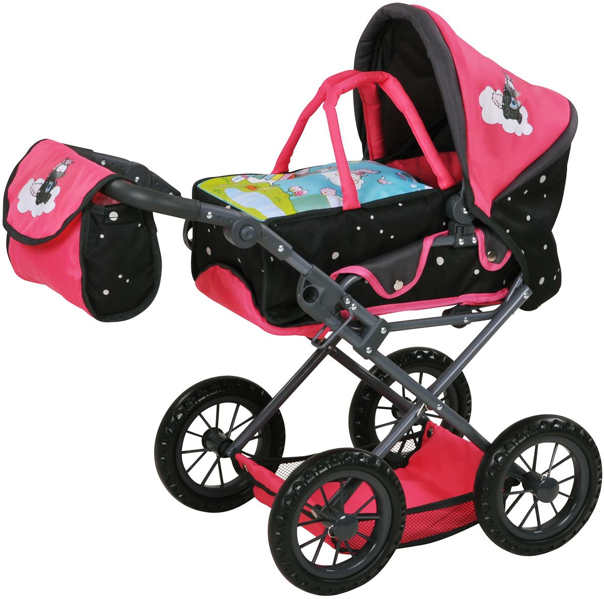 Knorrtoys® Kombi-Puppenwagen »Ruby - Nici, Theodor Carbon«, mit Wickeltasche von Knorrtoys®