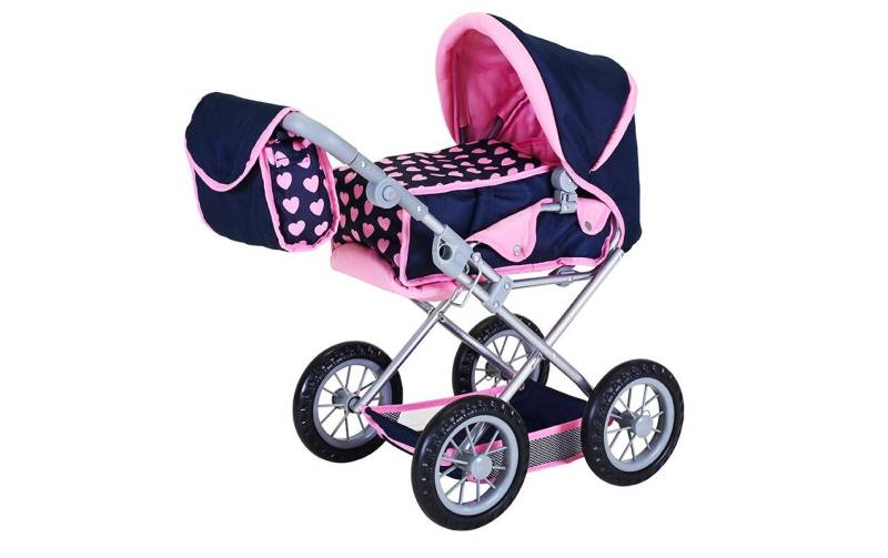 Knorrtoys® Puppenwagen »Puppenwagen Ruby Pink Hearts« von Knorrtoys®