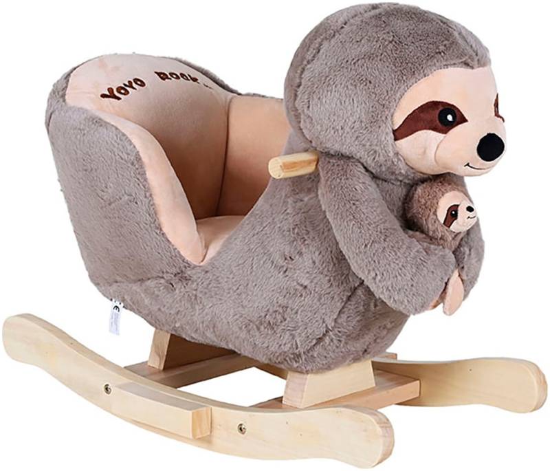 Knorrtoys® Schaukeltier »Faultier Luis«, mit Plüsch-Faultierbaby von Knorrtoys®