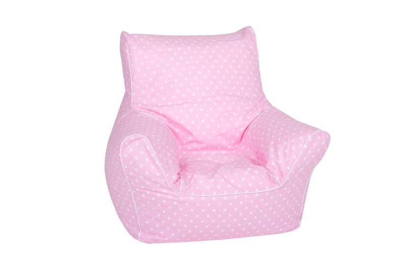 Knorrtoys® Sitzsack »Kindersitzsack - Pink mit weissen Punkten« von Knorrtoys®