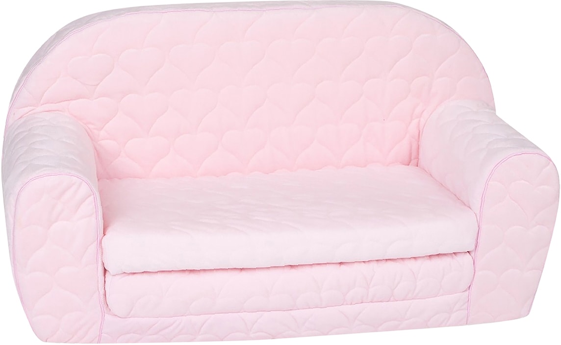 Knorrtoys® Sofa »Cosy, Heart Rose«, für Kinder; Made in Europe von Knorrtoys®