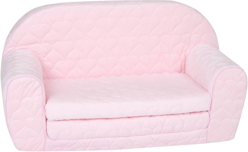 Knorrtoys® Sofa »Cosy, Heart Rose«, für Kinder; Made in Europe von Knorrtoys®