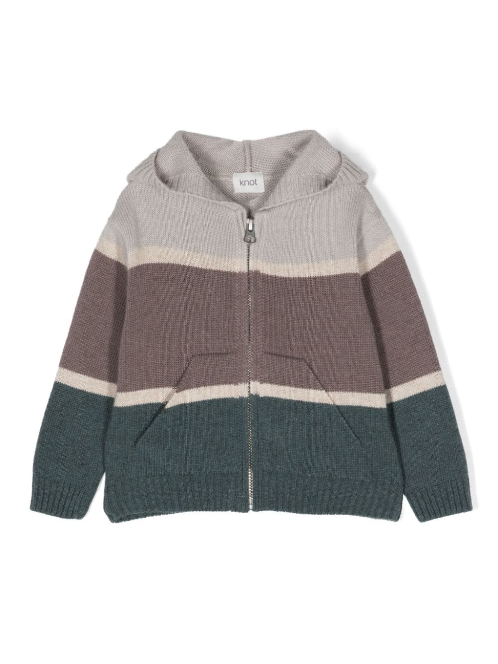 Knot Billie Stripes knitted jacket - Neutrals von Knot