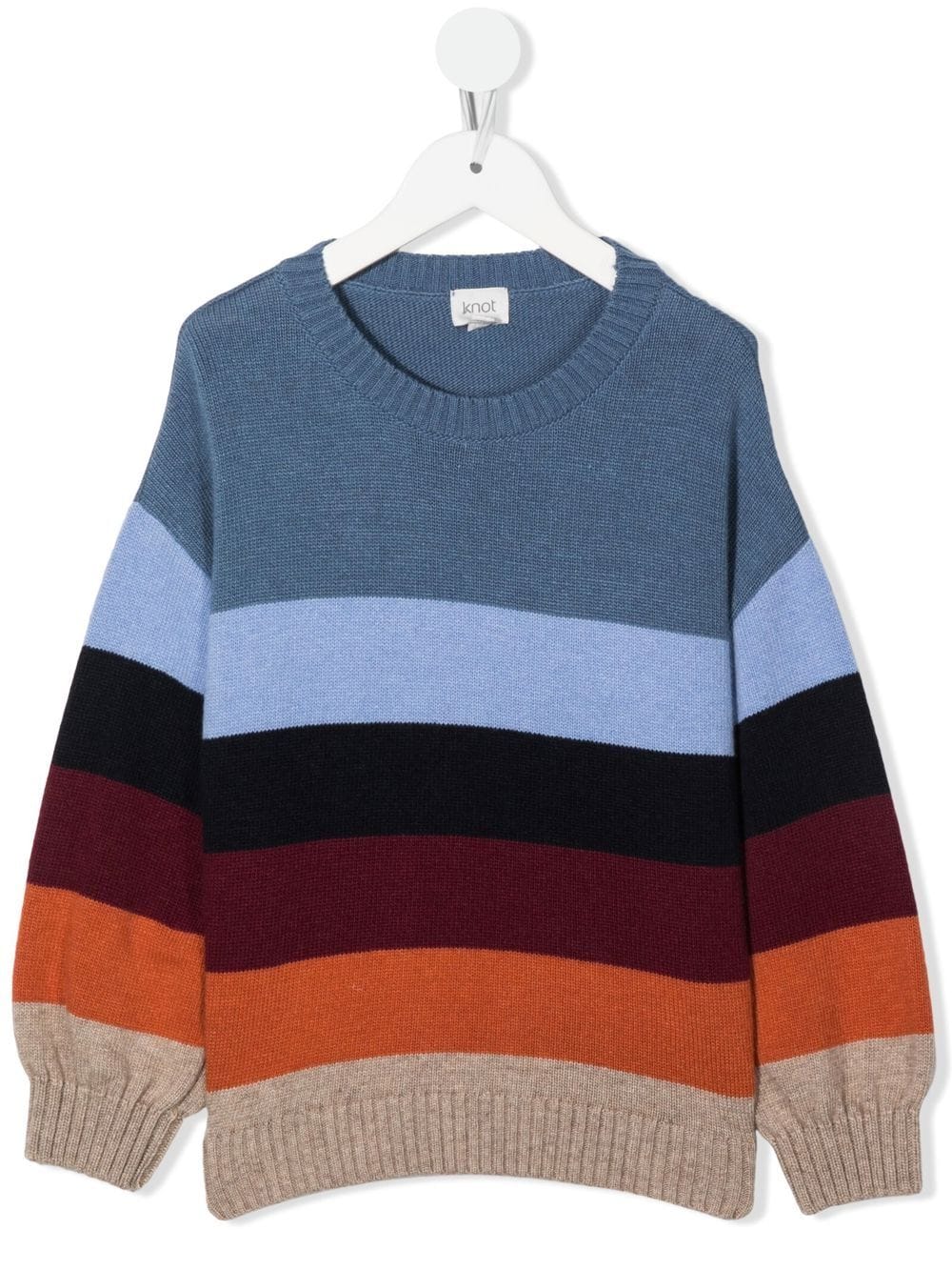 Knot Diem striped knitted sweater - Blue von Knot