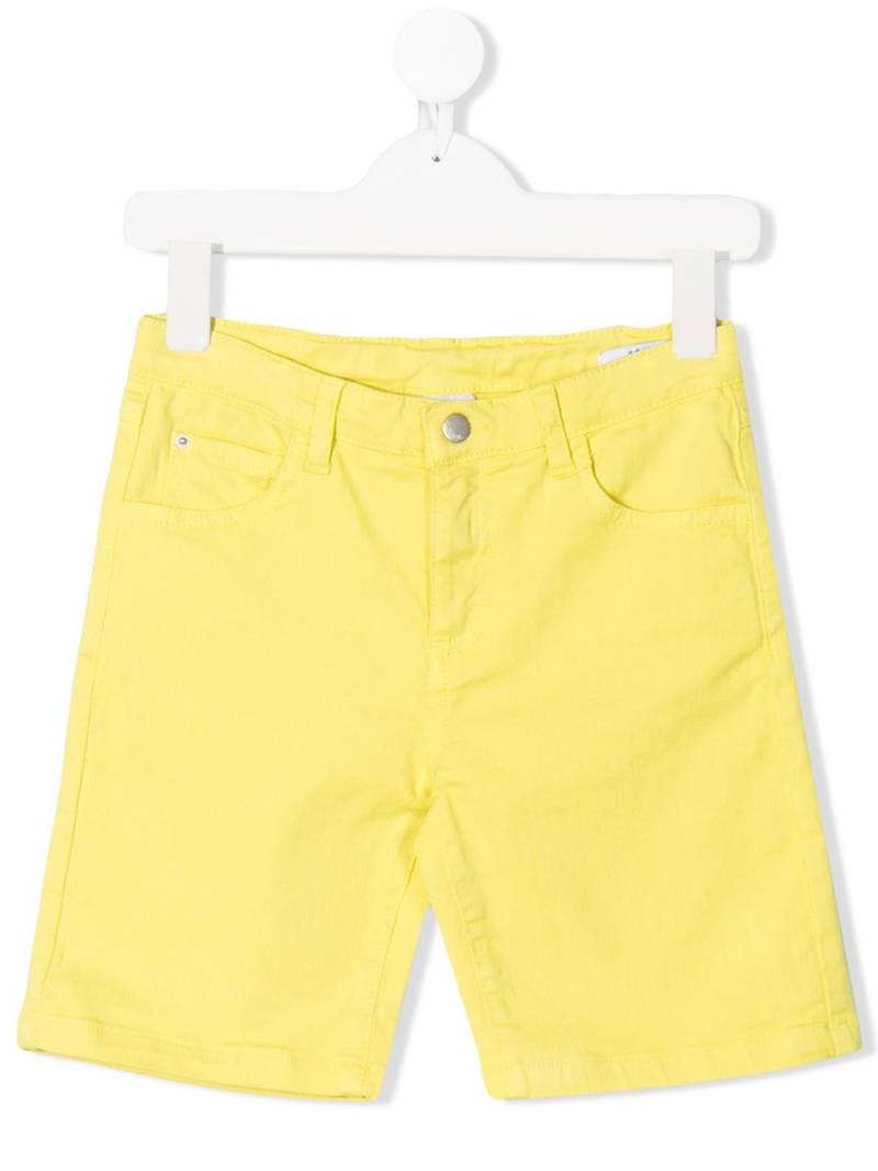 Knot Eddie denim shorts - Yellow von Knot