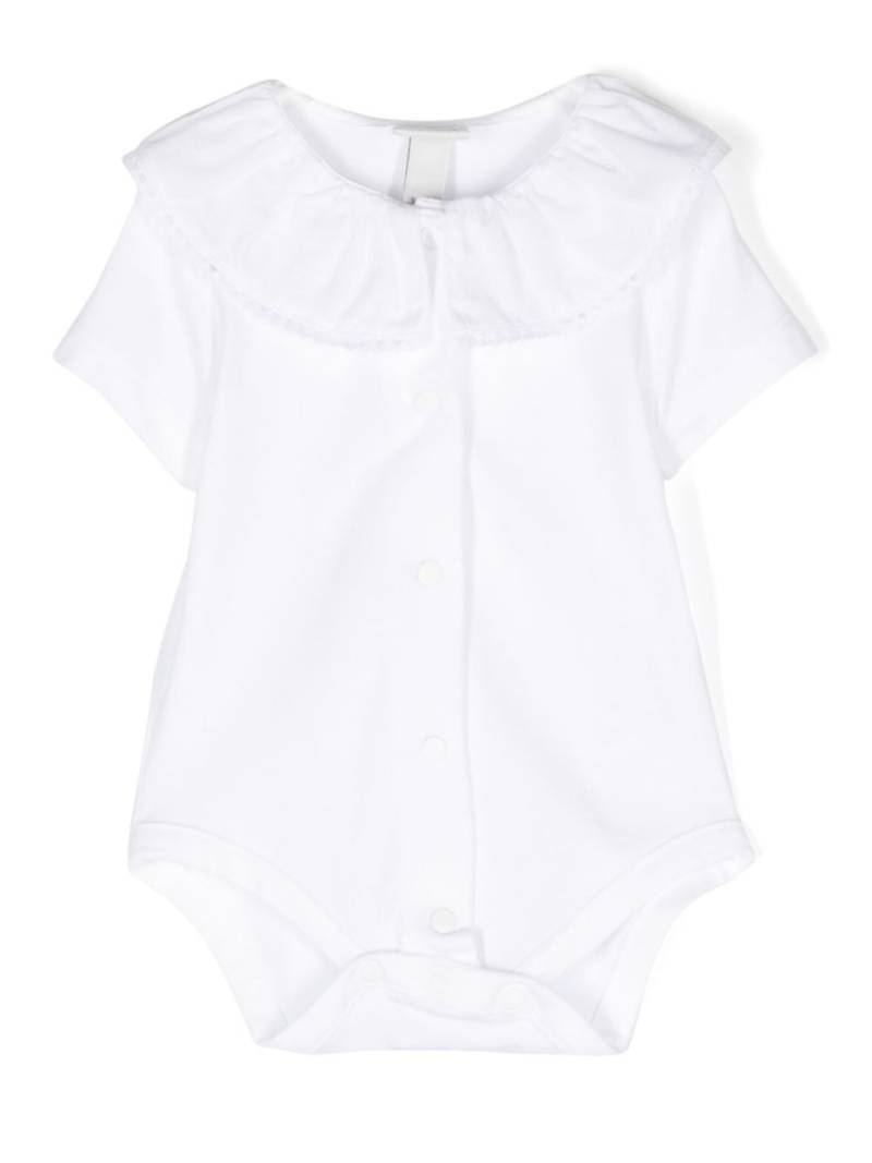 Knot Elena picot-trim bodysuit - White von Knot