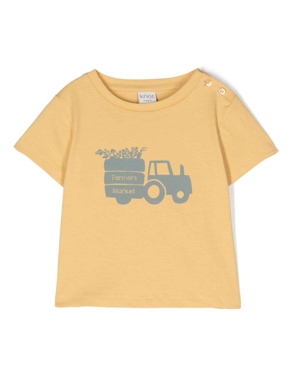 Knot Farmers Market short-sleeve T-shirt - Yellow von Knot